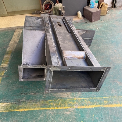 Q235B Q355B هياكل المباني المعدنية الملحومة الثقيلة أجزاء خدمة المعدات الكبيرة OEM