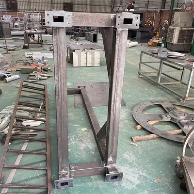 Q355B 650mm مخصص لحام الفولاذ المقاوم للصدأ مكونات إطار البناء الإنشائي الكبير